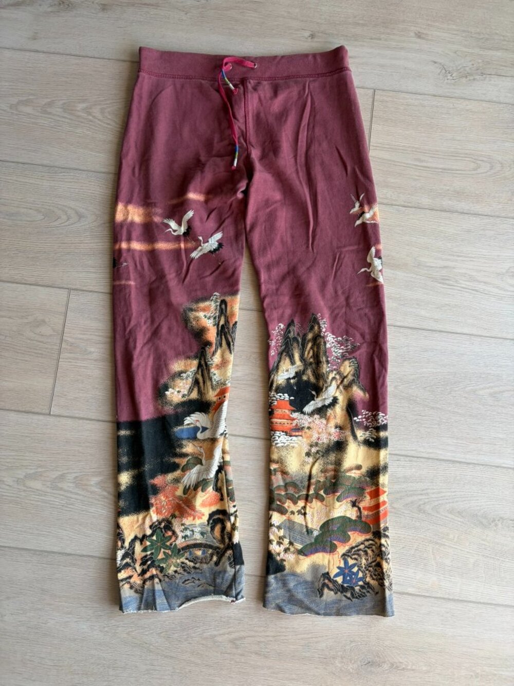 Paparazzi 100% Cotton Printed Flare Sweatpants